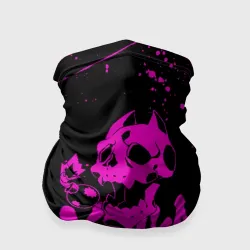 Бандана-труба 3D Killer Queen розовые брызги
