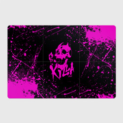 Магнитный плакат 3Х2 Killer Queen розовые брызги