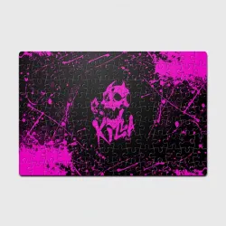 Головоломка Пазл магнитный 126 элементов Killer Queen розовые брызги