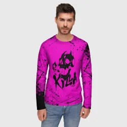 Мужской лонгслив 3D JoJo Killer Queen королева убийца - фото 2