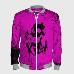 Мужской бомбер 3D JoJo Killer Queen королева убийца