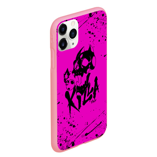 Чехол для iPhone 11 Pro Max матовый JoJo Killer Queen королева убийца, цвет баблгам - фото 3