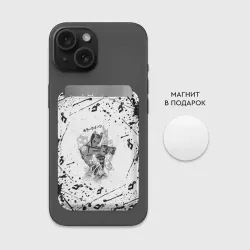 Картхолдер Magsafe магнитный Killer Queen черные брызги - фото 2