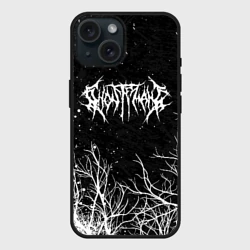 Чехол силиконовый для Apple iPhone 15 матовый Ghostemane