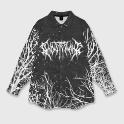 Женская рубашка oversize 3D Ghostemane