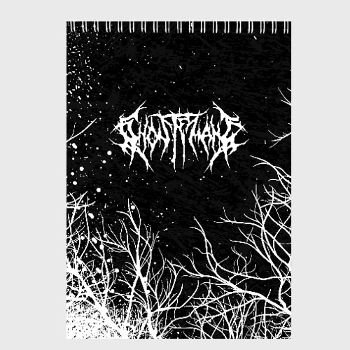 Скетчбук Ghostemane, цвет белый