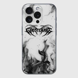 Чехол для iPhone 16 Pro силиконовый с защитой камеры Ghostemane