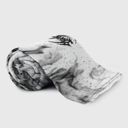 Плед с принтом Ghostemane для любого человека, вид спереди №2. Цвет основы: 3d (велсофт)