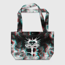 Пляжная сумка 3D Ghostemane glitch