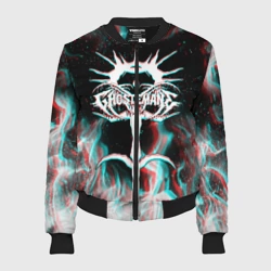 Женский бомбер 3D Ghostemane glitch