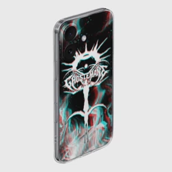Чехол для iPhone 16 силиконовый с защитой камеры Ghostemane glitch - фото 2