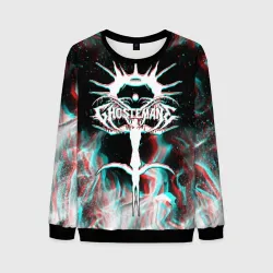 Мужской свитшот 3D Ghostemane glitch
