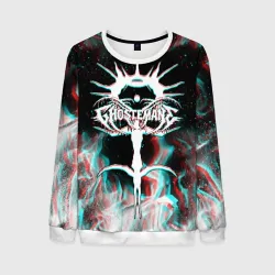 Мужской свитшот 3D Ghostemane glitch