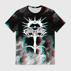 Мужская футболка 3D Ghostemane glitch