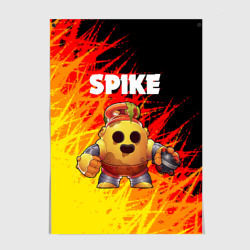 Постер Brawl Stars Spike Robot