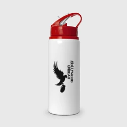 Бутылка для воды с трубочкой Hollywood Undead