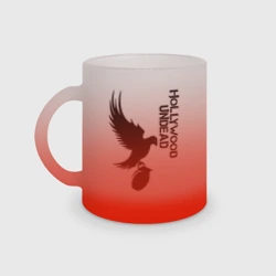 Кружка матовая стеклянная Hollywood Undead