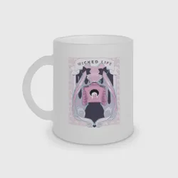 Кружка матовая стеклянная Sailor moon wicked life