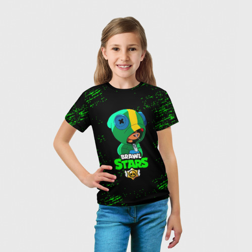 Детская футболка 3D Brawl Stars, цвет 3D печать - фото 5