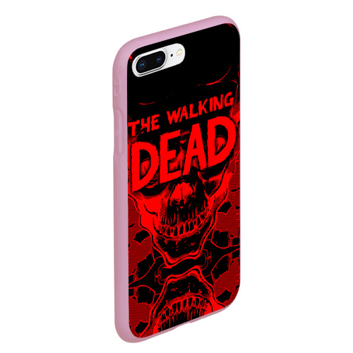 Чехол для iPhone 7Plus/8 Plus матовый The Walking Dead, цвет розовый - фото 3