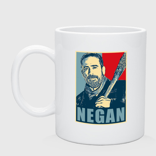 Кружка керамическая Negan Hope, цвет белый