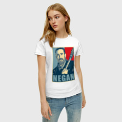 Женская футболка хлопок Negan Hope - фото 2