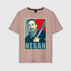 Женская футболка хлопок Oversize Negan Hope