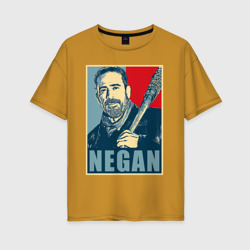 Женская футболка хлопок Oversize Negan Hope