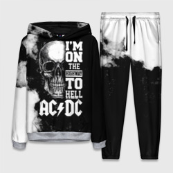 Женский костюм с толстовкой 3D AC/DC