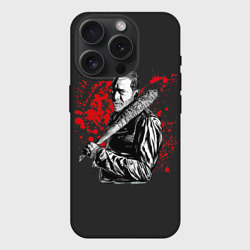 Чехол силиконовый для Apple iPhone 15 Pro матовый Negan