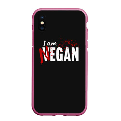 Чехол для iPhone XS Max матовый I Am Negan