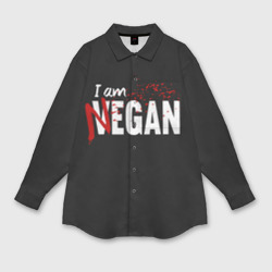 Женская рубашка oversize 3D I Am Negan