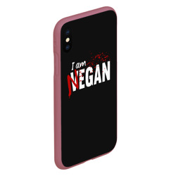 Чехол для iPhone XS Max матовый I Am Negan - фото 2