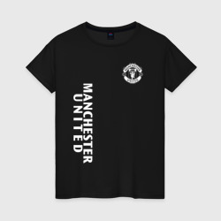 Женская футболка хлопок Манчестер Юнайтед