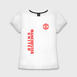 Женская футболка хлопок Slim Манчестер Юнайтед FCMU Manchester united