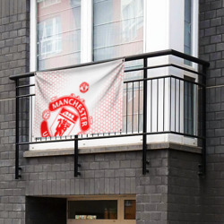 Флаг-баннер Манчестер Юнайтед white - фото 2