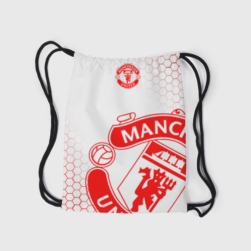Рюкзак-мешок 3D Манчестер Юнайтед white - фото 7
