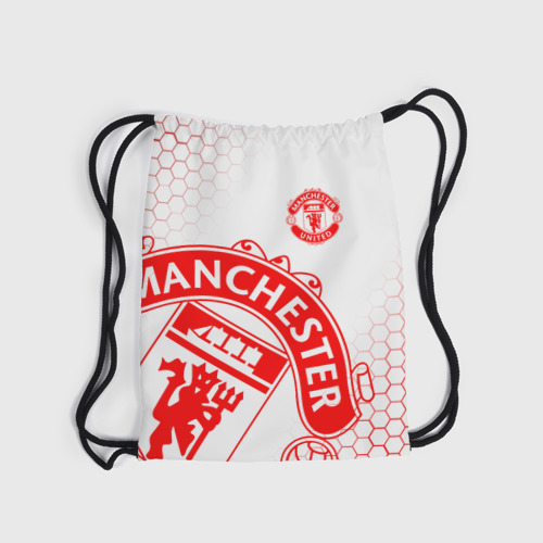 Рюкзак-мешок 3D Манчестер Юнайтед white - фото 6
