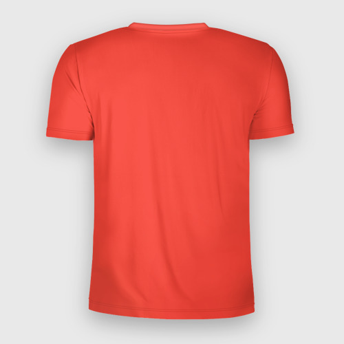 Мужская футболка 3D Slim с принтом TOMORROW X TOGETHER, вид сзади #1