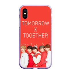 Чехол для iPhone XS Max матовый Tomorrow X together