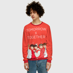 Мужской свитшот 3D Tomorrow X together - фото 2