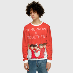 Мужской свитшот 3D Tomorrow X together - фото 2