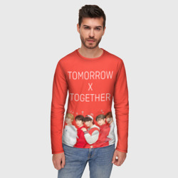 Мужской лонгслив 3D Tomorrow X together - фото 2