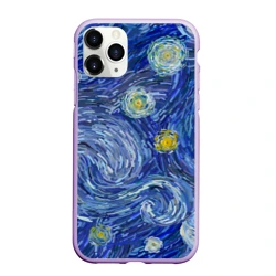 Чехол для iPhone 11 Pro Max матовый Полотно ван Гога