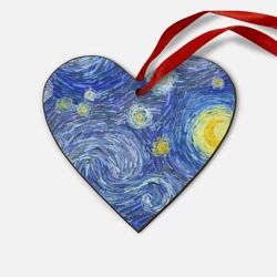 Деревянная игрушка Сердце Полотно ван Гога