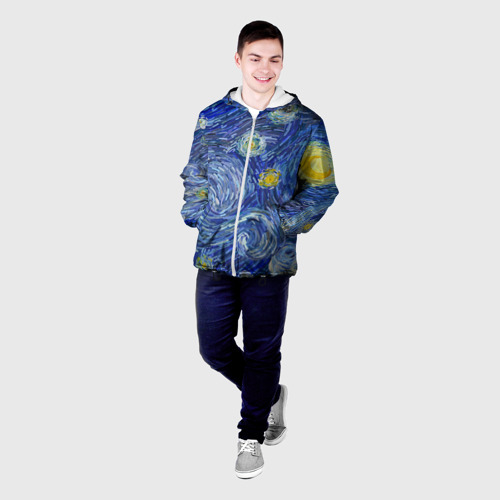 Мужская куртка 3D Полотно ван Гога, цвет 3D печать - фото 3