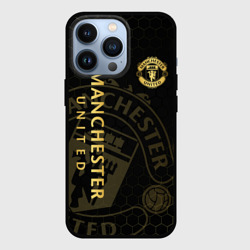 Чехол для iPhone 13 Pro Манчестер Юнайтед - team coat of arms