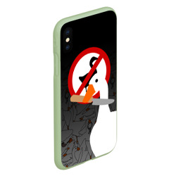 Чехол для iPhone XS Max матовый Untitled Goose Game - фото 2