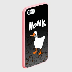 Чехол для iPhone 5/5S матовый Untitled Goose Game - фото 2