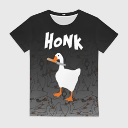 Женская футболка 3D Untitled Goose Game